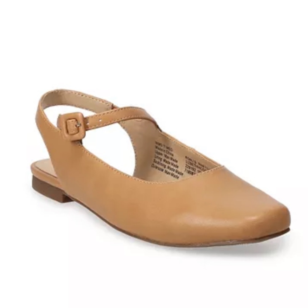 Sonoma Lizbethh Slingback Mary Jane Flats